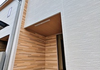 屋根付き玄関